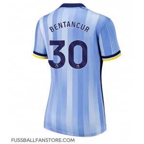 Tottenham Hotspur Rodrigo Bentancur #30 Replik Auswärtstrikot Damen 2024-25 Kurzarm